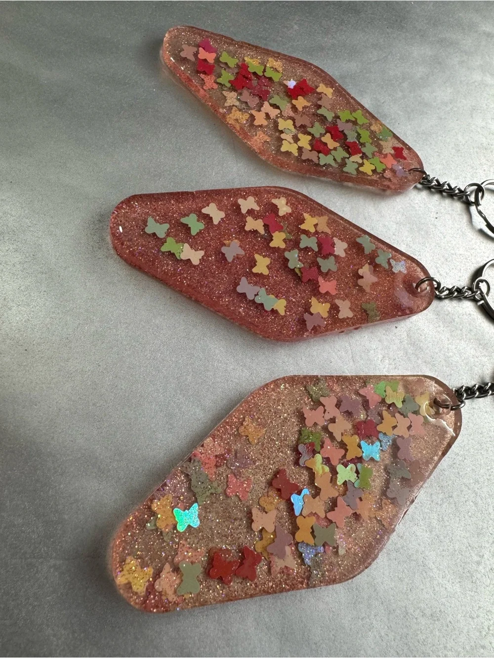 Handmade sparkling pink